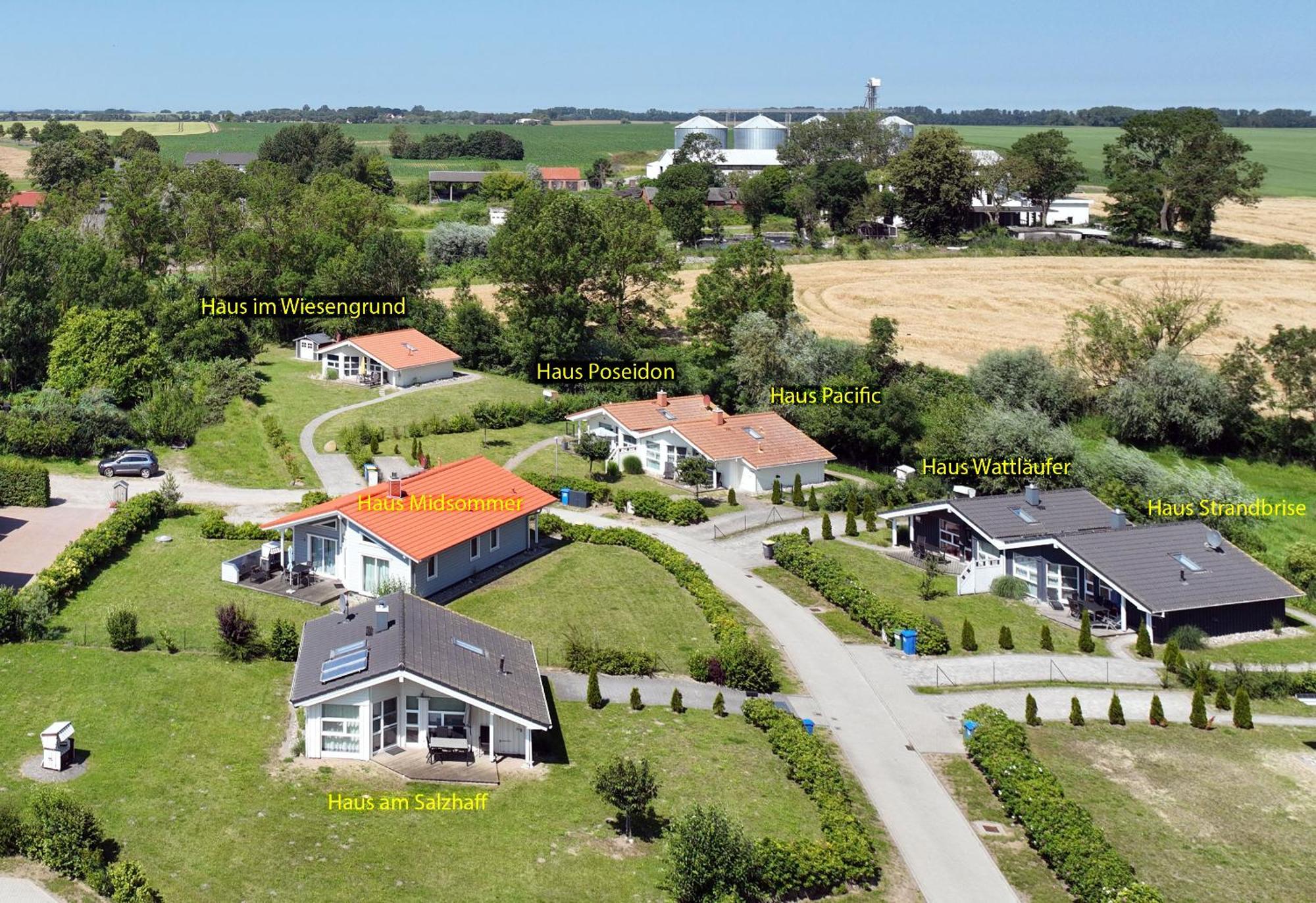 Dänische Ferienhäuser am Salzhaff Haus Vogelparadies Poel Exterior foto